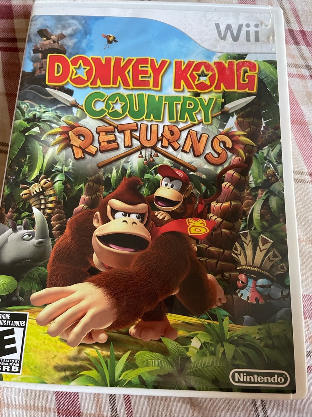 Nintendo Donkey Kong Country Returns — Green Jungle Cover